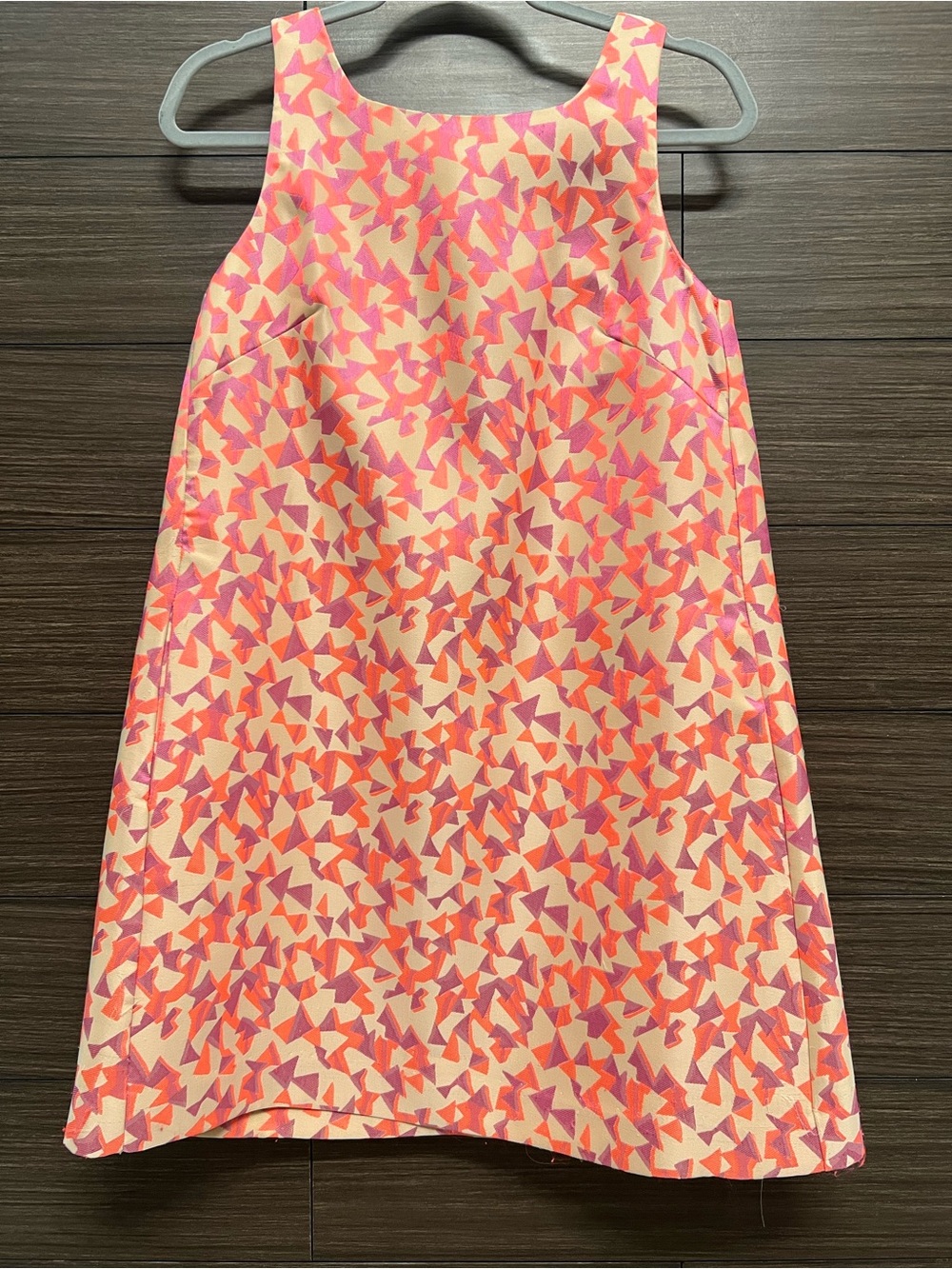 Trina Turk Geometric Shift Mini Dress - Pink & Orange Mosaic - Size 4